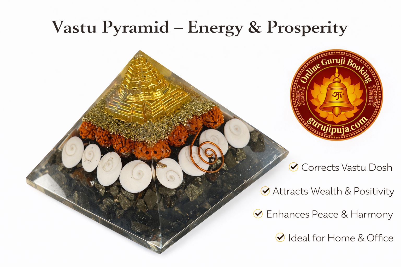 Money Magnet pyrite pyramid