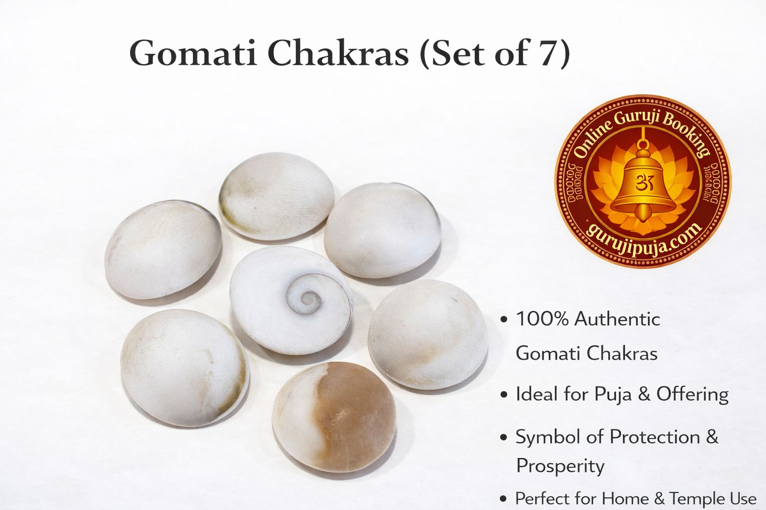 Gomati Chakras (set of 7)